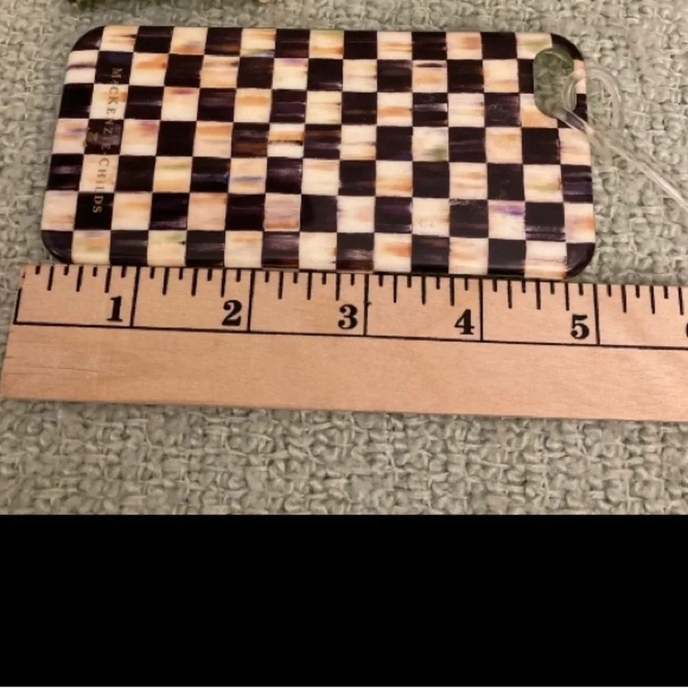 NEW MACKENZIE CHILDS IPhone 6 or Luggage Tag Courtly Check Be Creative!